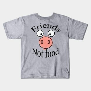 Friends not food vegan Kids T-Shirt